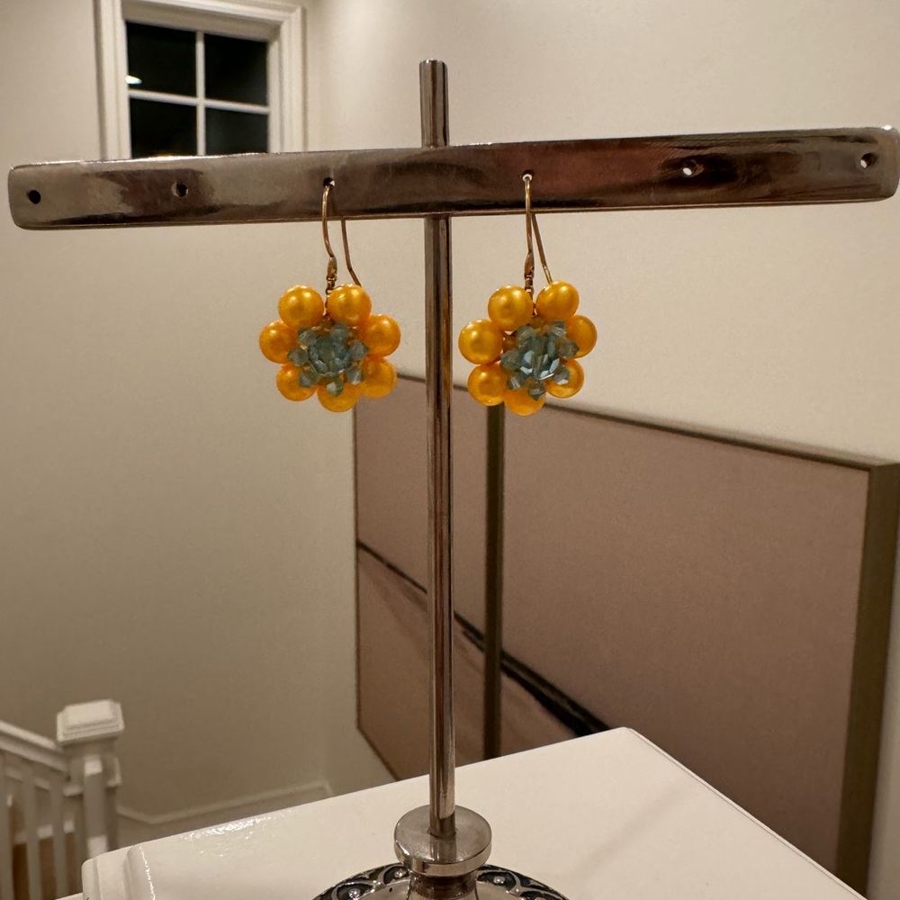 Miguel Ases Flower Earrings